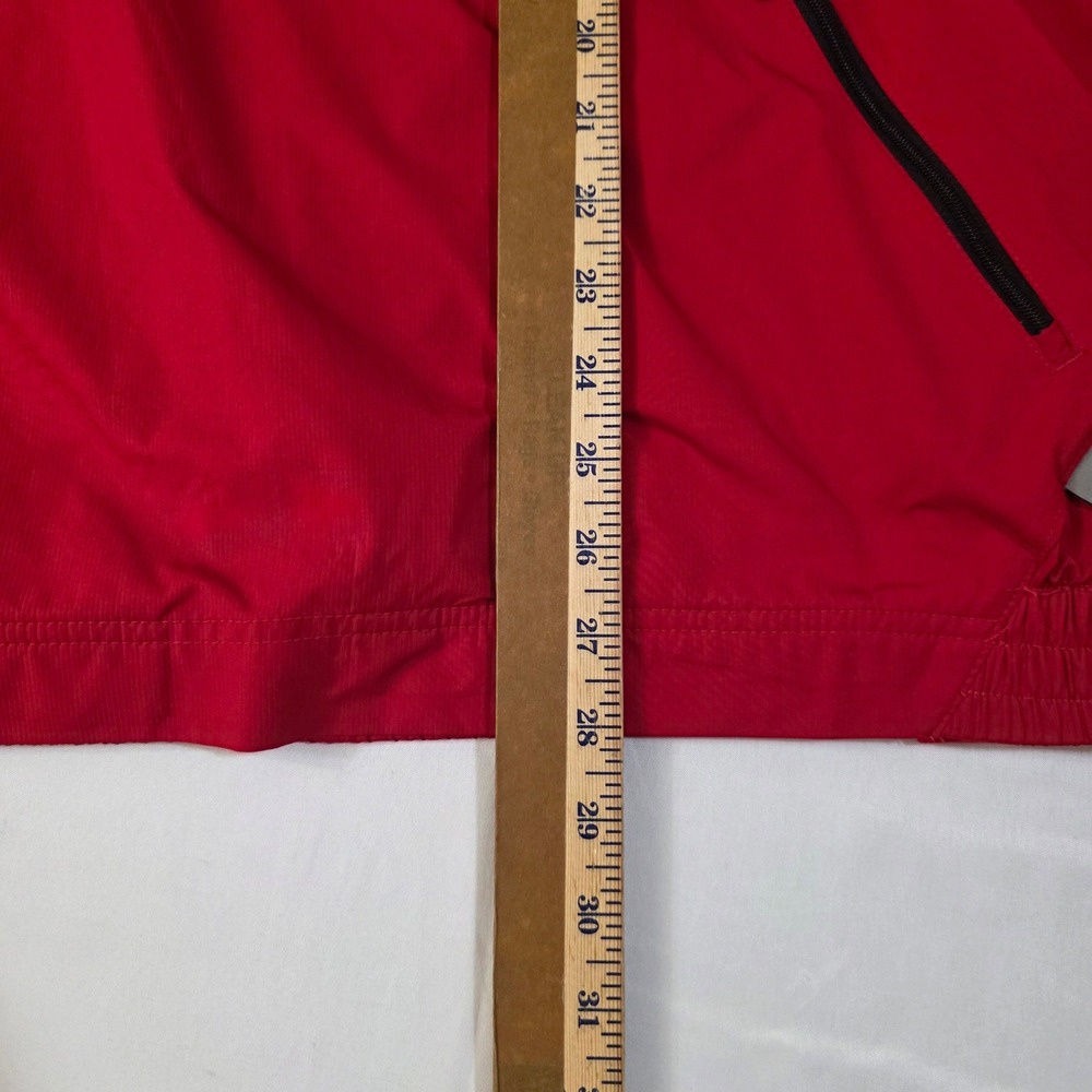Nike Quarter Zip Windbreaker Men Medium Red Georgia Bulldogs UGA FITSTORM Jacket - Picture 11 of 13